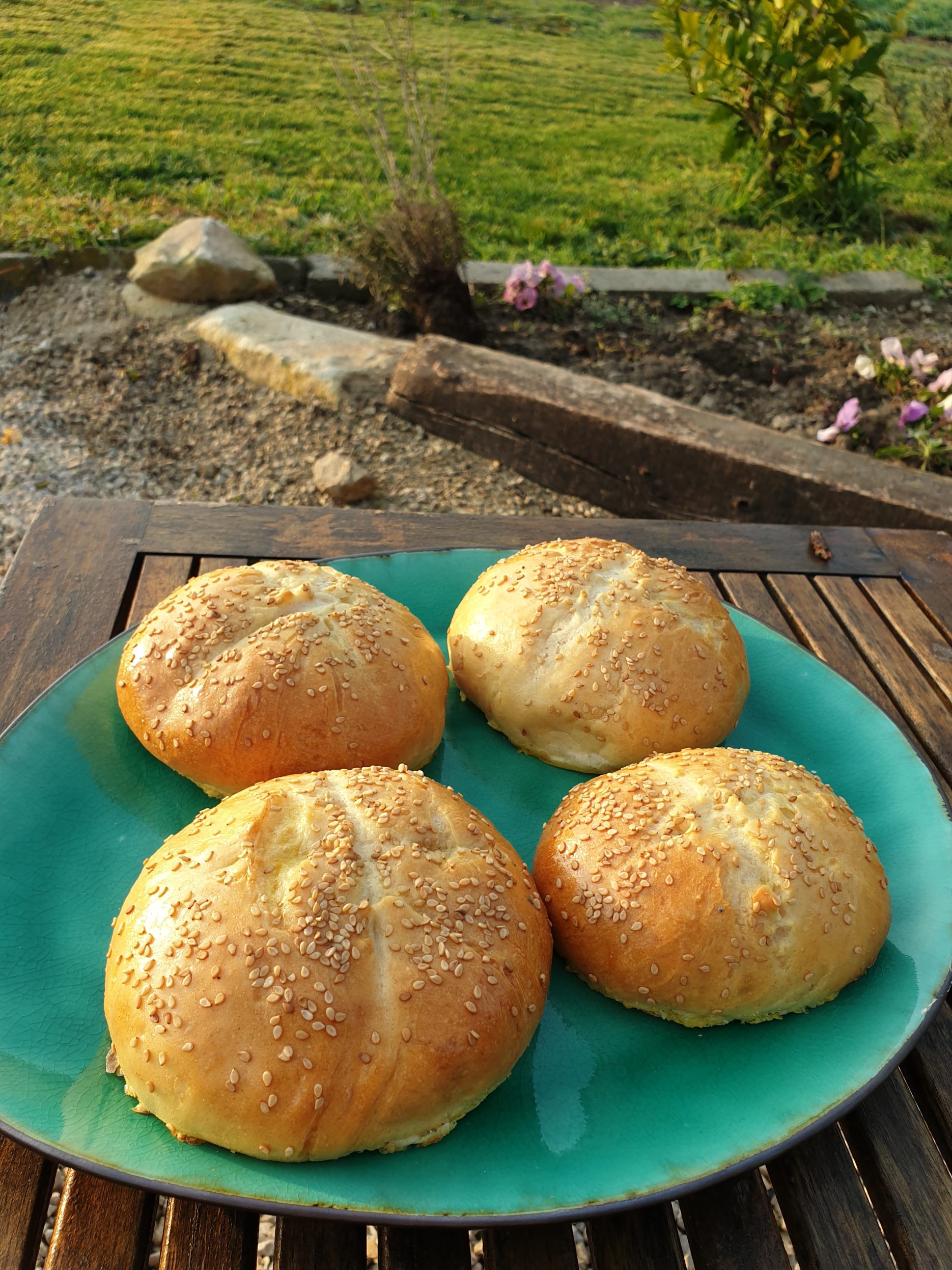 Buns au yaourt (pain burger brioché) - Peugeot Tristan